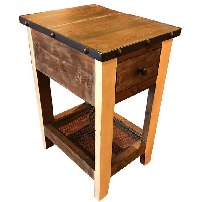 Addison Loft Side Table - Crafters and Weavers