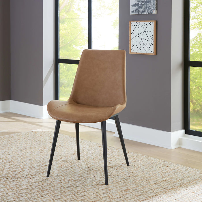 Hairpin leg best sale dining chair