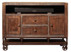 DISCONTINUED Greenview 52" Forged Iron Base TV Stand - Crafters and Weavers