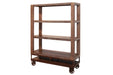 Greenview Forged Iron Base Bookcase - 55"H - Crafters and Weavers