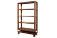 Greenview Forged Iron Base Bookcase - 70"H - Crafters and Weavers