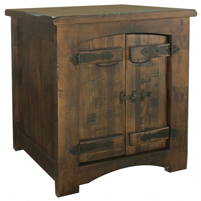 Atlantic 2 Door End Table - Crafters and Weavers