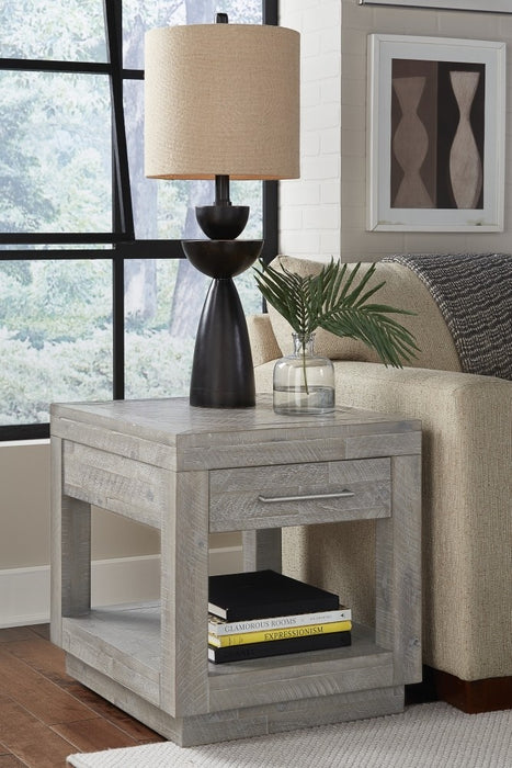 SOLD OUT Carlyle Herringbone 1 Drawer End Table - Crafters and Weavers