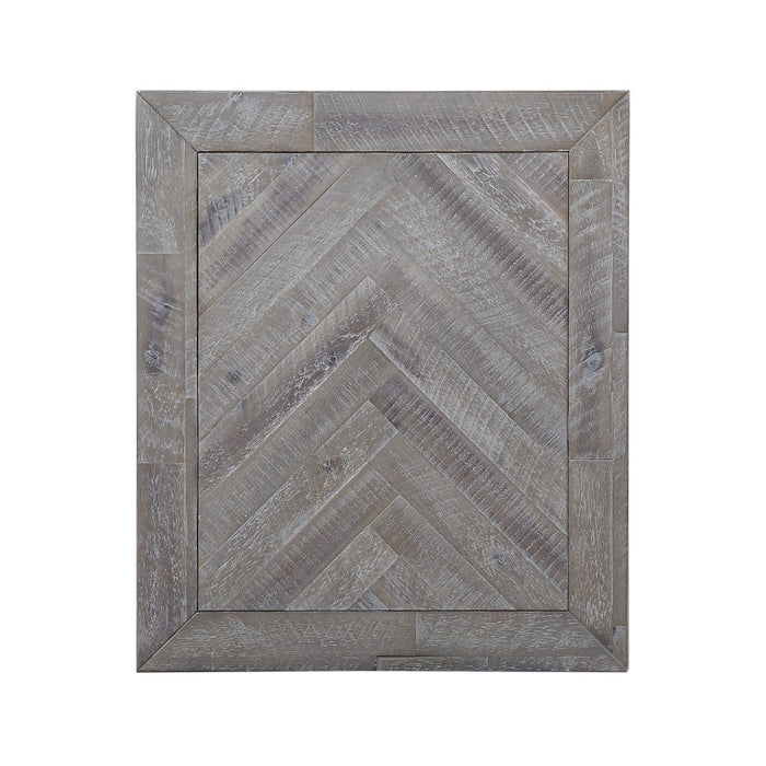 SOLD OUT Carlyle Herringbone 1 Drawer End Table - Crafters and Weavers