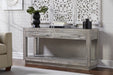 SOLD OUT Carlyle Herringbone 2 Drawer Console Table - Crafters and Weavers