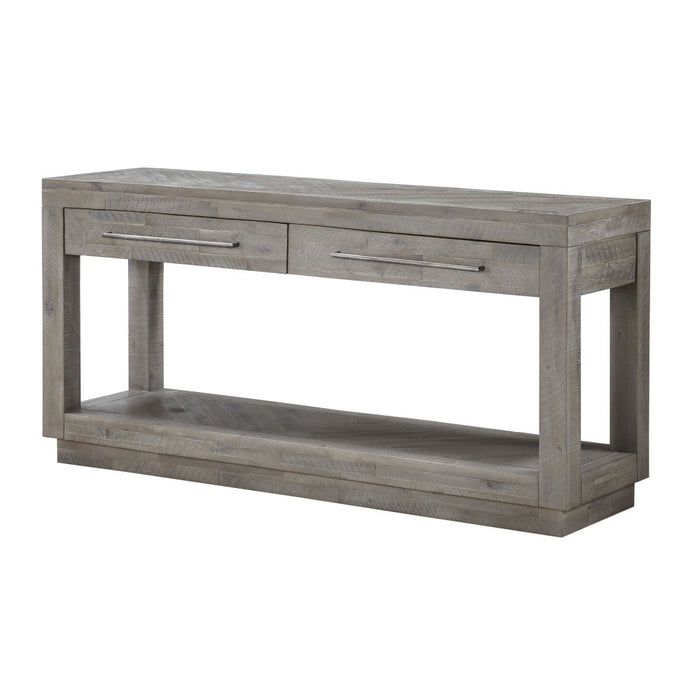 SOLD OUT Carlyle Herringbone 2 Drawer Console Table - Crafters and Weavers