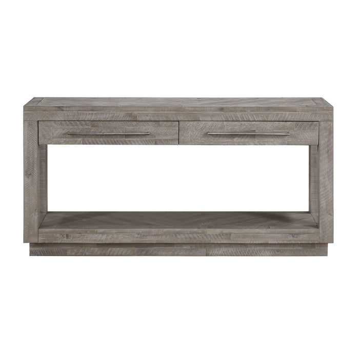 SOLD OUT Carlyle Herringbone 2 Drawer Console Table - Crafters and Weavers