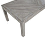 SOLD OUT Carlyle Herringbone Acacia Wood Dining Table Set - 78" - Crafters and Weavers