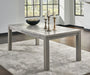 SOLD OUT Carlyle Herringbone Acacia Wood Dining Table Set - 78" - Crafters and Weavers
