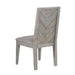SOLD OUT Carlyle Herringbone Acacia Wood Dining Table Set - 78" - Crafters and Weavers