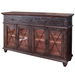 Greenview Charcoal Console Cabinet - 71" - Crafters and Weavers