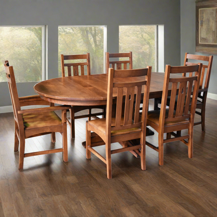 Oak 2 seater dining table hot sale