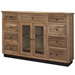 DISCONTINUED Granville Parota 9 Drawer Display Sideboard - Crafters and Weavers
