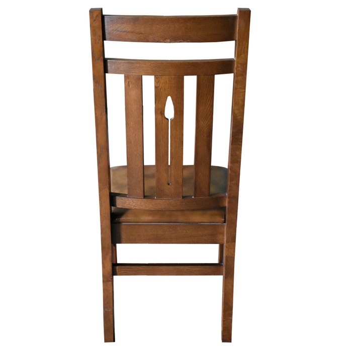 SOLD OUT Mission Stow Leaf Table & Arrow Back Chair Dining Set - Light Oak - Crafters and Weavers