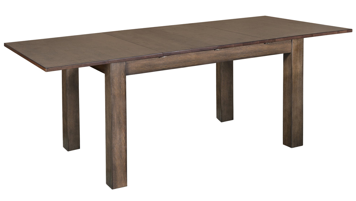 Mission Style Square Leg Dining Table Set with 6 Chairs - Crafters and Weavers