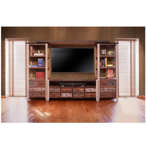 Bayshore Multi-Color Media Set / TV Stand Wall Unit - Crafters and Weavers
