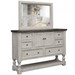 Stonegate 6 Drawer, 2 Door Dresser - 63" - Crafters and Weavers