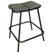 Sawyer Parota Wood Industrial Bar Stool - 24" - Crafters and Weavers