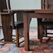 Mission Style Oak Stow Leaf Dining Table (2 Colors Available) - Walnut - Crafters and Weavers