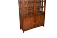 Mission Oak 4 Door Display China Cabinet - Golden Brown - 49"W - Crafters and Weavers