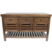 OUT OF STOCK Caisse Kitchen Island - Tobacco - Crafters and Weavers