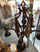 Antique 1920's Cast Bronze Arts and Crafts / Mission Style Chandelier - Crafters and Weavers