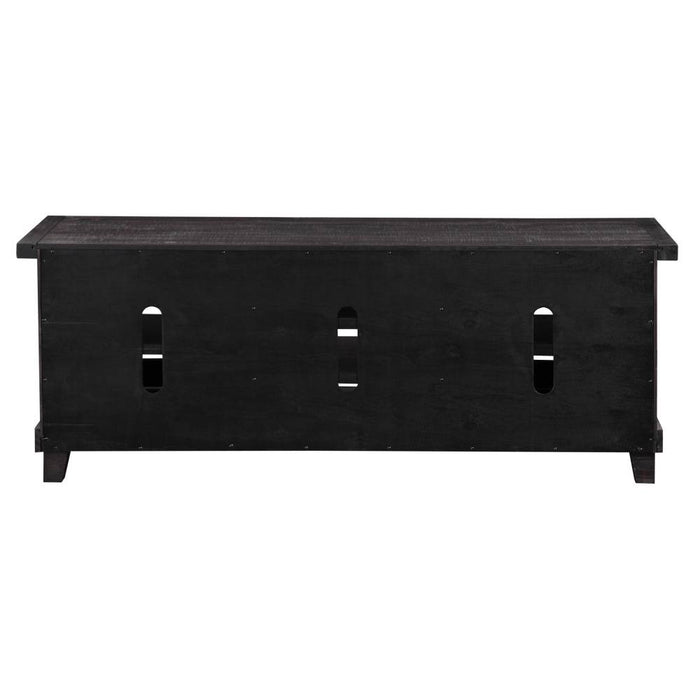 Oak Park Cross Bar TV Stand - 65" - Crafters and Weavers