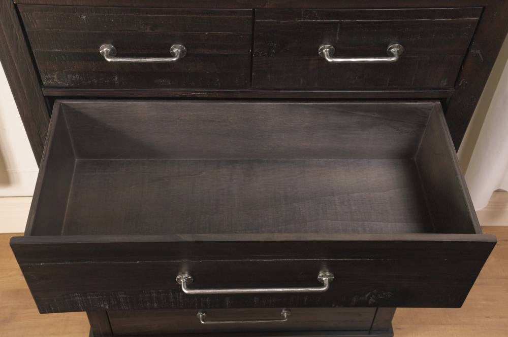 SOLD OUT Oak Park Cross Bar 6 Drawer Highboy Dresser - Crafters and Weavers