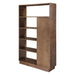 Crafters and Weavers "Book" Bookcase - Rustic Brown - Crafters and Weavers