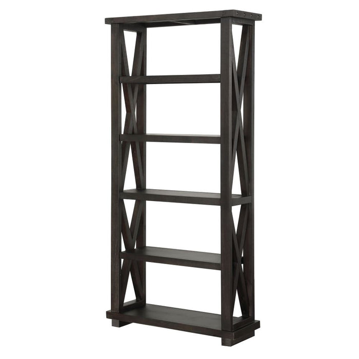 Oak Park Cross Bar Bookcase - 39"W - Crafters and Weavers