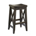 Oak Park Saddle Seat Bar Stool - 30"H - Crafters and Weavers