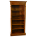 Legacy Open Bookcase - Light Brown Walnut - Crafters and Weavers