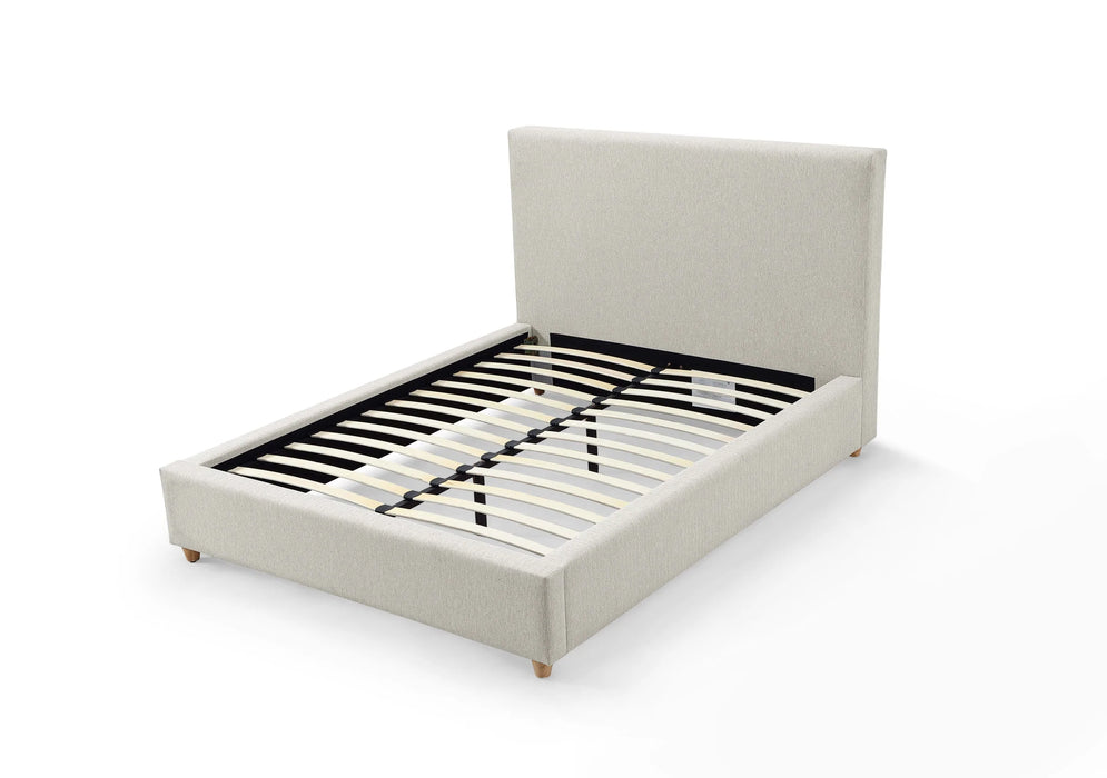 Amalfi Upholstered Bed Frame - Ivory