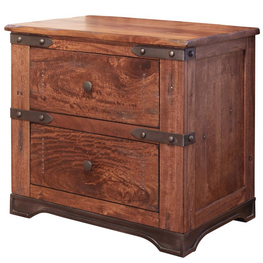 Granville Parota 2 Drawer Nightstand - Crafters and Weavers