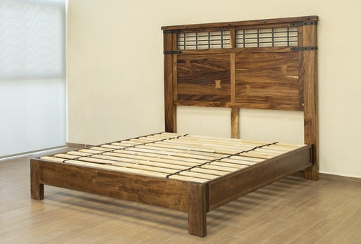 Granville Parota Bed Frame - Crafters and Weavers