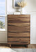 Cali Modern 5 Drawer Highboy Dresser - Crafters and Weavers
