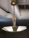 1930’s Art Deco Slip Shade Hanging Light Fixture - Crafters and Weavers