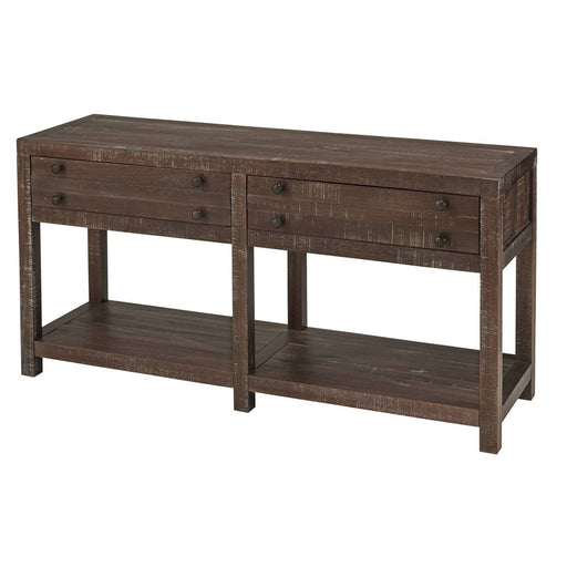 Emery Rustic 2 Drawer Console Table - Crafters and Weavers