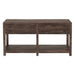Emery Rustic 2 Drawer Console Table - Crafters and Weavers