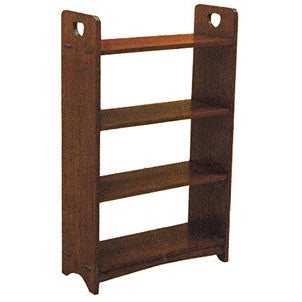 Small Mission Oak Bookcase - Crafters and Weavers