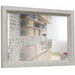 Stonegate Solid Wood Mirror - White - Crafters and Weavers
