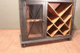 Greenview Charcoal Wine & Liquor Cabinet - 50" - Crafters and Weavers