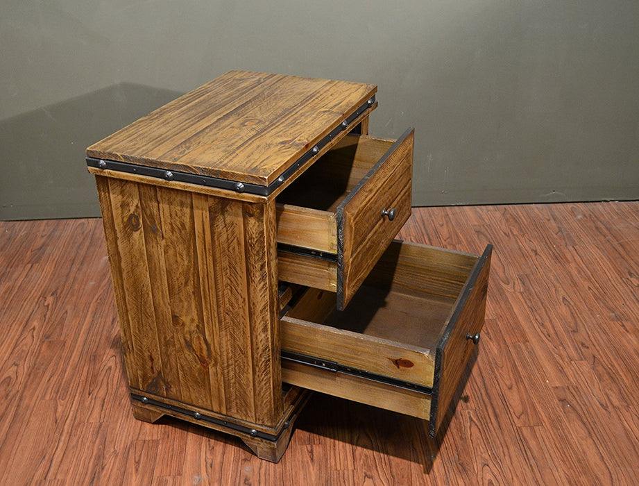 Addison 2 Drawer Nightstand - Crafters and Weavers