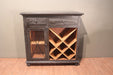 Greenview Charcoal Wine & Liquor Cabinet - 50" - Crafters and Weavers