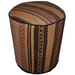 One of a Kind Kilim Rug Pouf Ottoman foot stool - #94 - Crafters and Weavers