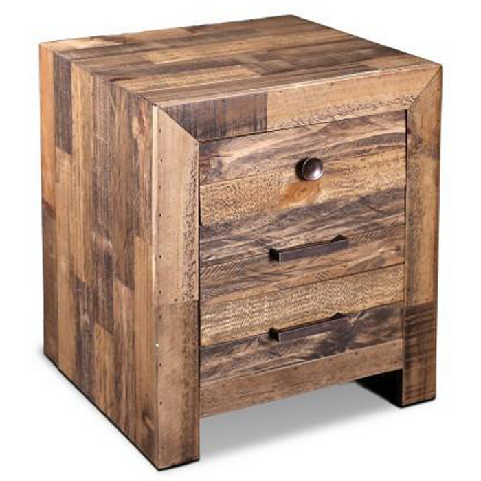 Fulton 3 Drawer Nightstand - Crafters and Weavers