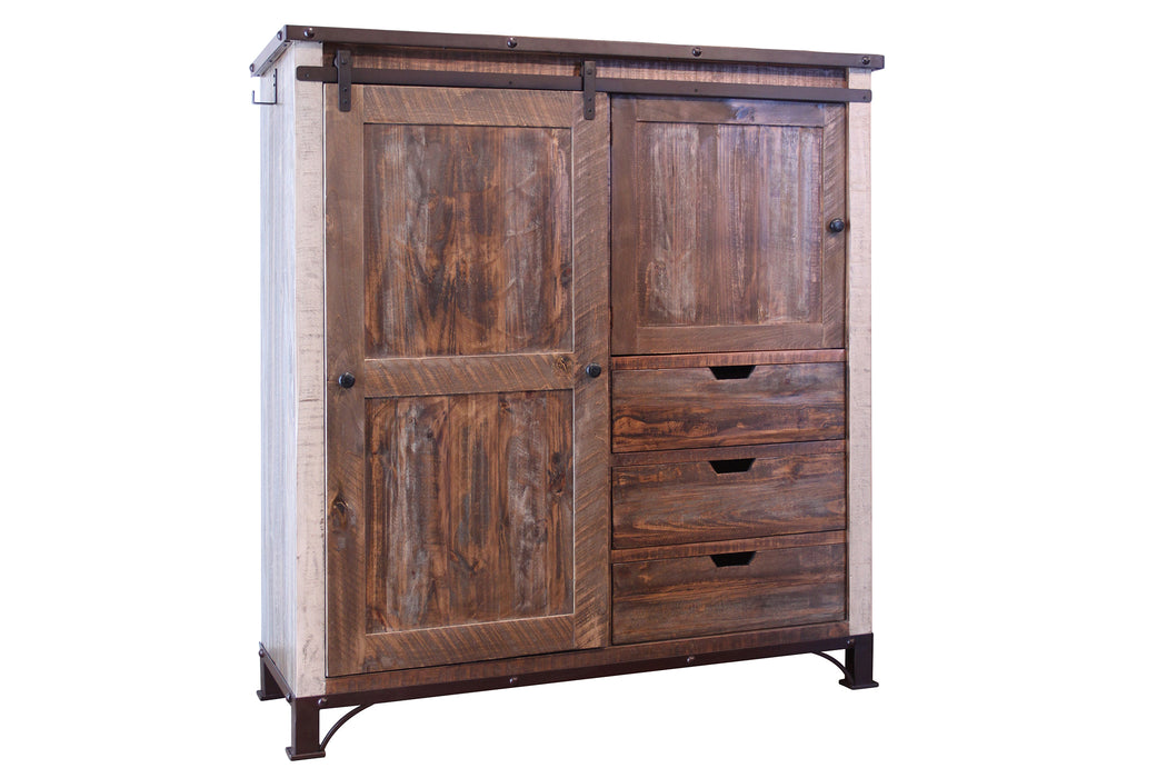 Bayshore Farmhouse Gentleman's Chest / Armoire 55'' - Crafters and Weavers