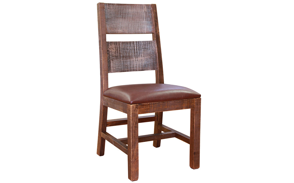 Bayshore Multi Colored 69" Dining Set with 6 Chairs - Crafters and Weavers