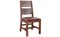 Bayshore Multi Colored 69" Dining Set with 6 Chairs - Crafters and Weavers