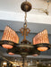 1920’s Art Deco Slip Shade Hanging Light Fixture - Beardslee Williamson - Crafters and Weavers